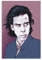 Enartly Bild Auf Leinwand Nick Cave Poster und Wandkunst Modernes Familienzimmer Dekor 50x70cm Kein Rahmen