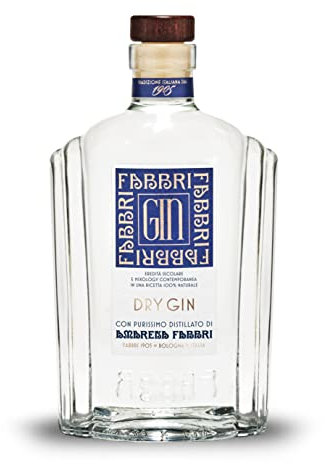 FABBRI DRY GIN SCHWARZE KIRSCHE DESTILLAT 70 CL