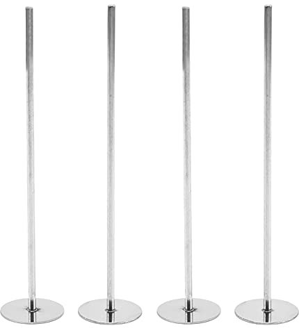 JIHUOO 4 Pcs 5.5inch Cake Heating Core Rods Stainless Steel Cake Heating Pins Baking Tools for Cake Decoration