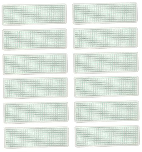 ABOOFAN Washi-Tape-Halter 250 Stück Klebeband-Ausgabetafel Arc-Ecke Pvc-Karten Klebeband Mustertafel Whiteboard-Klebeband Nagelband Kariertes Klebeband Outdoor-Klebeband Washi-Tape