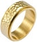 KnBoB 8MM Titan Herren Ring Gold Spinner Ring Breit Schmuck Anti Stress Ringe Größe 60 (19.1)