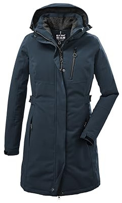 killtec Damen Funktionsparka/Parka mit abzippbarer Kapuze KOW 165 WMN PRK, hellpetrol, 50, 37726-000