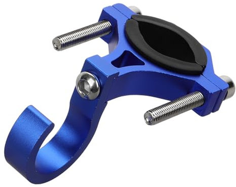 WHAMVOX Electromobile Handlebar Hook Punch-Free Aluminum Alloy Front Hook for Electric Scooters and Bicycles Blue Heavy Duty Accessory for Easy Installation