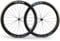 ICAN Aero 50 Plus 1400 g Carbon-Rennrad-Laufradsatz, 700 C, Scheibenbremse, 23 mm Innenbreite, Drahtreifen, schlauchlos kompatibel (kompatibel mit Road HG Freehub, Aero 50 Plus Disc)