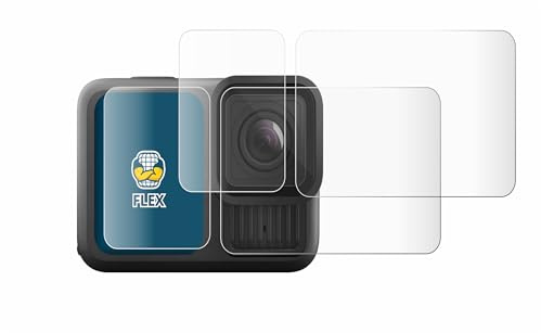 BROTECT Schutzfolie für GoPro Hero 13 Black | 2 Stück Transparenter Displayschutz Made in Germany Klare Full-Screen Folie Full-Cover 3D Curved Montage Kit