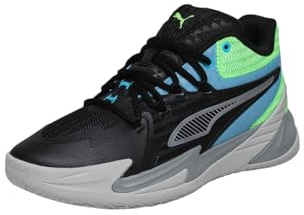 Puma Unisex Dagger Black-Bright Green Glar Schuhe, Schwarz-helles Aqua-Grün-Blendung, 42 EU