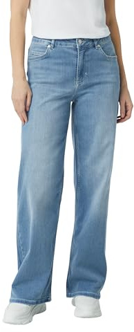 COMMA Elastische Jeans mit Wide Leg