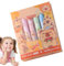 Capybara Textmarker - Aesthetic Highlighter Pen - Keilspitze, Cute Capybara Pastell Fluoreszierende Marker Stifte 6er Set für Schüler Schulbedarf
