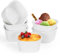 FoiiLiio Lot de 6 Plat à soufflé,Ramequins en Céramique 210ML,Ramequins et Moules à Soufflés,Allant au Four,ramequins à crème brûlée,Ramequins Individuels pour Pudding,Blanc,Carrée