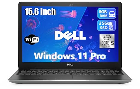 Dell Precision 3580 - Ordenador portátil profesional, 15,6 (1366x768), Intel Core i3-8145U, 8 GB de RAM, 256 GB SSD, teclado japonés QWERTY, Windows 11 Pro (reacondicionado)