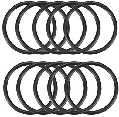 sourcing map 10 Stück Metrische Nitrilkautschuk O-Ringe Dichtung Gummi 42 mm Außendurchm. 36 mm Innendurchm. 3 mm Breite