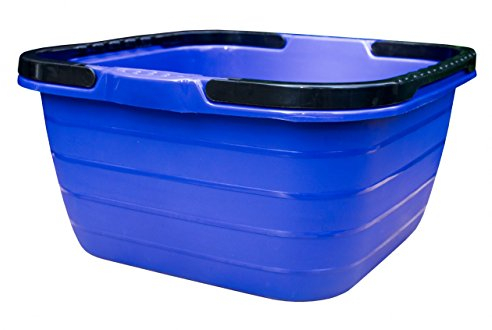 YACHTICON Waschschüssel eckig 14 Liter Transportschüssel