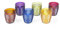 Excelsa 48783 Diamond Set 6 Bicchieri Acqua, Plastica, Multicolore