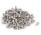 sourcing map M3x6mm Acier Inox 304 Vis tête cylindrique Phillips 60pc