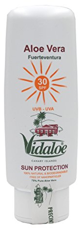 Vidaloe Protection solaire à l'aloe vera SPF 30
