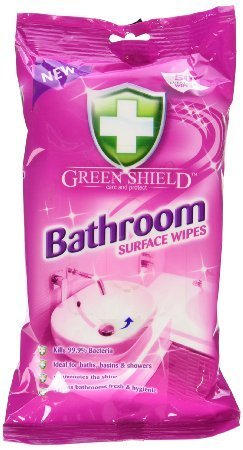 Green Shield 2 x Bathroom Surface 100 Wipes