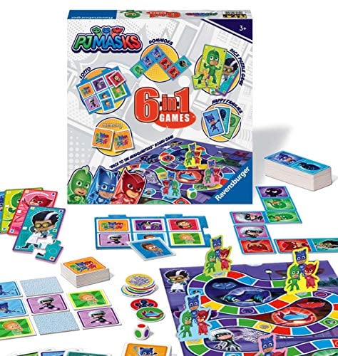 Ravensburger PJ Masks, 6 in 1 Spiele