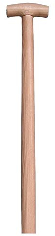 IDEAL Idealspaten 65011102 T-Stiel Esche mit Brennstempel für alle ECCO-Spaten 77,5 cm, hell braun, 40 x 25 x 15 cm