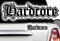 HR-WERBEDESIGN 1x Hardcore Iron Cross Oldschool Eisernes Kreuz Aufkleber Set Sticker Rat Look H