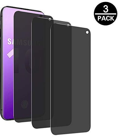 Protection Écran Samsung Galaxy S10 Anti Espion en Verre Trempé sans Bulles d'air Caselover Anti Spy Privacy Vitre Protecteur Ultra Résistant Anti Rayures 9H Dureté Film de Protecture