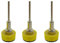 3PCS 1 Inch (25mm) Sanding Pad Rotary Backing Pad for Sanding Discs with 1/8 Inches Mandrel Drill Attachment