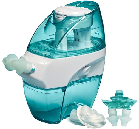 Navage® Multi-User Sinus Rinse Irrigation System Bundle - Congestion Relief, Saline Nasal Rinse Kit with 1 Nose Cleaner, 30 Salt Pods, and Extra Nasal Dock and Pair of Nose Pillows