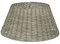 Weihnachtsbaumdecke aus Weide 57x28cm für Bäume bis 180cm Rattan Korb Christbaumdecke Natur grau