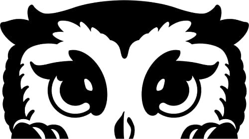 myrockshirt Eule 20 cm Aufkleber Autoaufkleber JDM Sticker Decal frei Farbwahl Profi Qualität