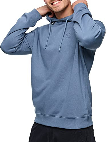 Indicode Herren Simpson Sweatshirt mit Kapuze | Hoodie Kapuzenpullover für Männer China Blue, L