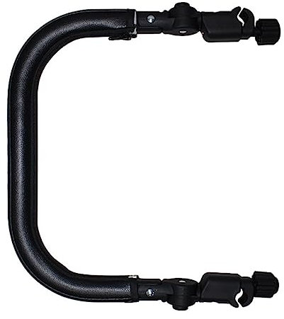 Toyvian Barra Paraurti Universale Per Passeggino Maniglia Bracciolo Sostituzione Barra Trasversale Pelle Pu Nera Paraurti Bracciolo Passeggino Maniglia Staccabile Del