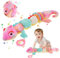 Baby Musical Spielzeug Caterpillar, Bestcool Plüschtier Babyspielzeug mit Multi-Sensorik Crinkle Lineal Design Ring Bell Rassel Texturen Newborn Tummy Time Spielzeug für Jungen Mädchen 0 3 6 12 Monate