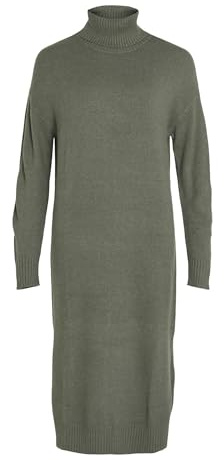 Vila Female Maxikleid Rollkragen | Midi dress
