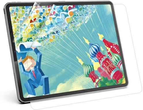 XIRON 2 Stück Papier Schutzfolie für iPad Air 5.Generation 2022/Air 4.Generation 2020 10,9 Zoll Folie & iPad Pro 11 Zoll, Matte Folie zum Zeichnen, Schreiben, Anti Fingerabdruck & Blendung