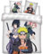 Bettwäsche Naruto – 1 Bettbezug 240 x 220 cm + 2 Kopfkissenbezüge 65 x 65 cm (Bettwäsche Naruto Shippuden – M) (Bettwäsche Naruto für Doppelbett, 240 x 220 cm | 65 x 65 cm)