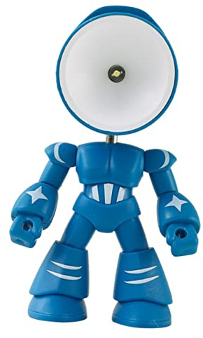 LIFKOME Kreatives Nachtlicht in Roboterform mit Verstellbarem und Tragbarem Design aus PVC Batteriebetriebene LED Nachtlampe für Nachttisch im Büro und Schlafzimmer