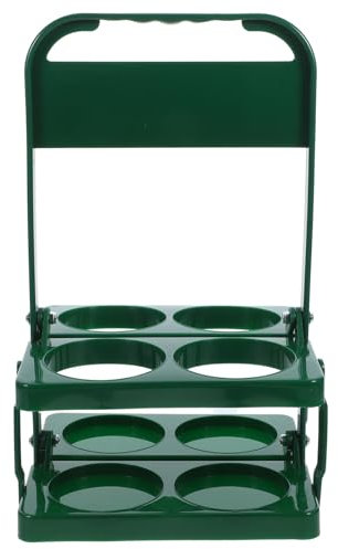 Kichvoe Porta Bottiglie Di Birra Pieghevole Supporto Portatile Per Bottiglie Per Picnic e Barbecue Design Pratico e Resistente