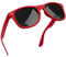 Joopin Square Polarised Sunglasses for Men Women UV Protection Unisex Retro Red Sunglasses Man for Driving Hiking Fishing Sports (Red Black)