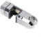 Drhomeam Support de pommeau de douche réglable de 15 mm à 30 mm - Support de barre coulissante pour barre de levage - Support de rechange - Rotation à 360 degrés (argenté)