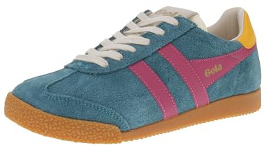 Gola Elan - Women's Sneaker - Peacock-Fuchsia-Sun, Width: 8 UK