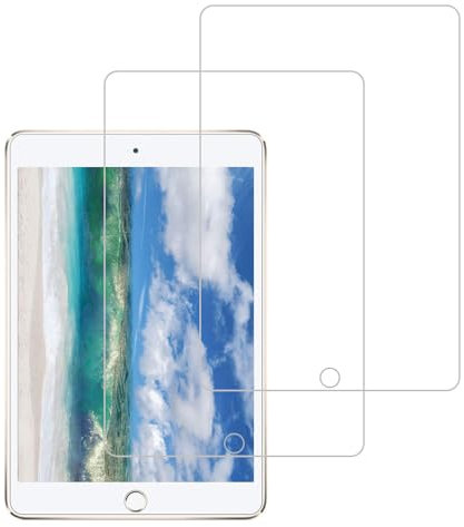 HYGMOCC Design for Apple iPad mini 1 2 3 (Not mini 4/5/6) Tempered Glass Screen Protector, Anti Scratch, Bubble Free,High Definition（2 Pack）