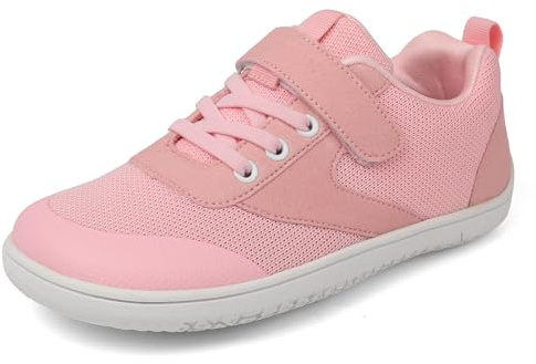LYKDKAS Boys Wide Barefoot Shoes Girls Minimalist Walking Shoes Kids Trail Running Shoes Sneaker