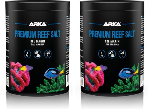 Microbe-Lift Premium Reef Salt - 1 kg - Qualitäts-Meersalz für optimale Korallenpflege in Meerwasseraquarien, schnell löslich, unterstützt langfristiges Korallenwachstum und Gesundheit.