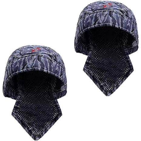 Gorro Soldador para Careta de Soldar, Capucha Ignífuga (2 Unidades) | Protección para cabeza, cuello y rostro. Lavable, reutilizable y resistente al calor, chispas y polvo. Uso prolongado.