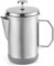 Lixada French Press Kaffeemaschine, 1L Camping French Press mit faltbarem Griff Edelstahl French Press Kaffeekanne Kaffeekessel