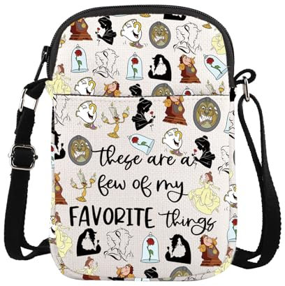 Beauty Fairy Movie Inspired Crossbody Bag A Tale as Old as Time Gift Belle Princess Fans Geschenk Märchen Liebhaber Geschenk, Beauty Cross, medium