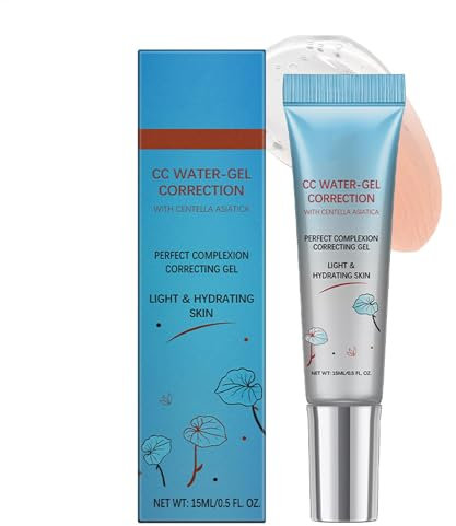 CC Cream Red Correct, Gegen Rötungen Creme mit Centella Asiatica, Full Cover Concealer mit Beruhigender Wirkung, Farb Korrektur Creme für einen Natürlich Gleichmäßigen, Feuchtigkeit und SPF Schutz