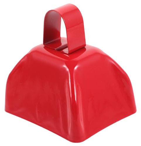 VICASKY Weihnachtsbaumschmuck hängend Glockenspiel Noel Weihnachtsschmuck Tür weihnachtsbaumdeko tannenbaum dekoration weihnachtadeko Weihnachts-Accessoire Party-Glocke-Anhänger Eisen rot