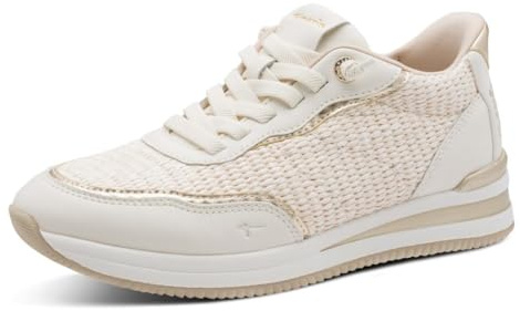 Tamaris Wide FIT Sneaker Materialmix Leder/Textil/Synthetik H-Weite