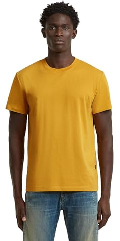 G-Star Men's Base-S T-Shirt, Size: XL, Color Yellow