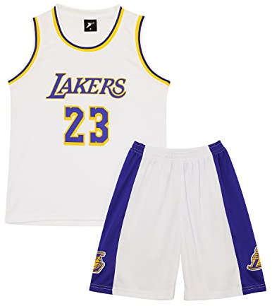 ISOVNUS Geek UP Kleine Jungen 2er-Set Basketball Trainings Ärmellos Trikot und Hose